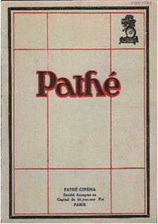 Pathe Pathe (-scope) manual. Camera Instructions.